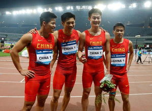 男子4X200自接中国队创造亚洲纪录(中国男子4x100m接力回放)