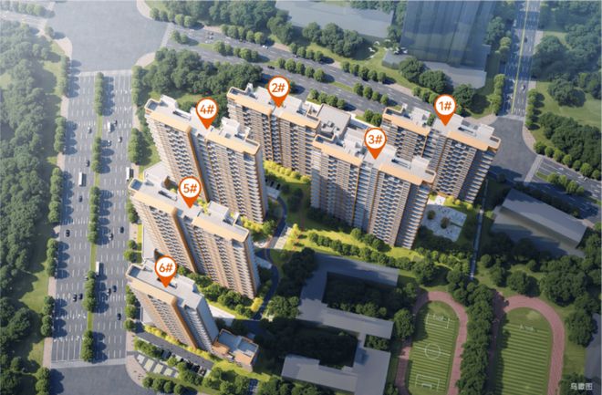 龙腾铂悦学府丨售楼处丨约108-128㎡丨繁华地段丨低商住比